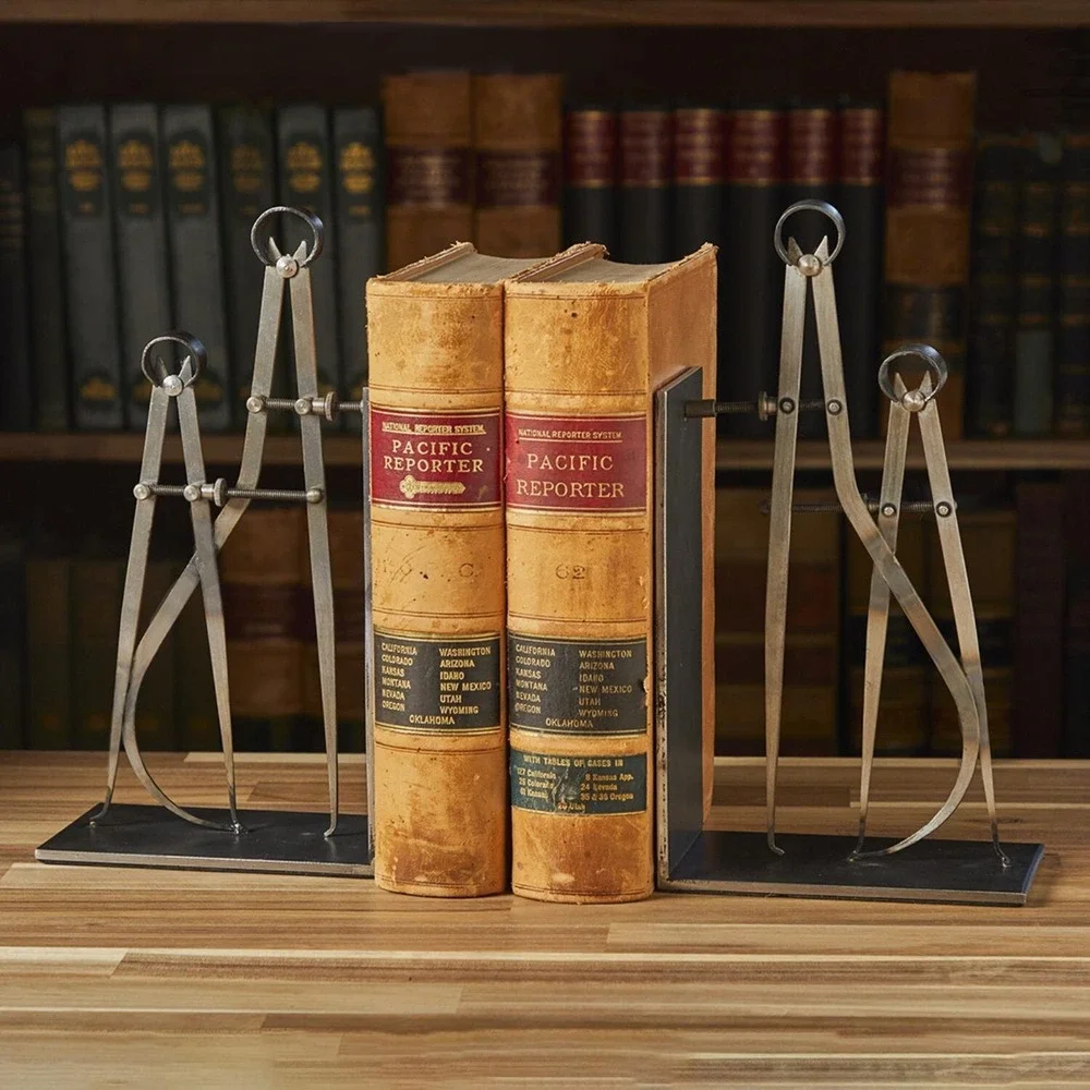 Pendulux‎ - Draftsman Metal Bookends - $189 New